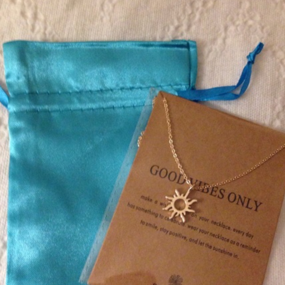 Restocked! Good Vibes Only Pendant necklace! - Picture 3 of 3